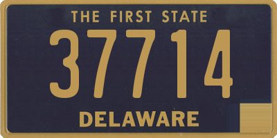 DE license plate 37714
