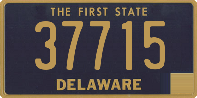 DE license plate 37715