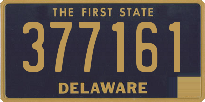 DE license plate 377161