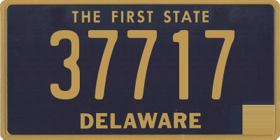 DE license plate 37717