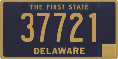 DE license plate 37721
