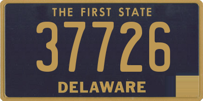 DE license plate 37726