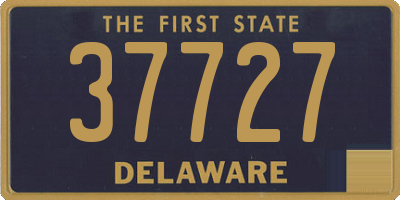 DE license plate 37727