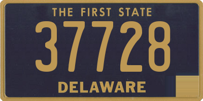 DE license plate 37728
