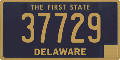 DE license plate 37729