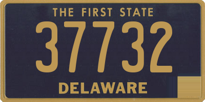 DE license plate 37732