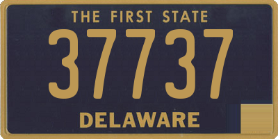 DE license plate 37737