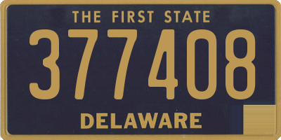 DE license plate 377408
