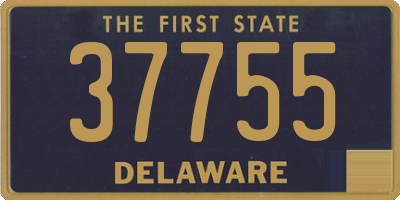 DE license plate 37755