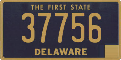 DE license plate 37756