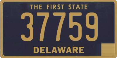 DE license plate 37759