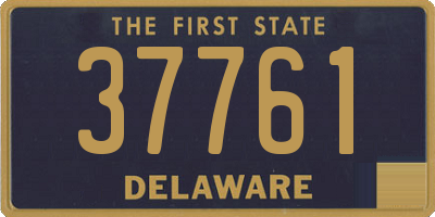 DE license plate 37761