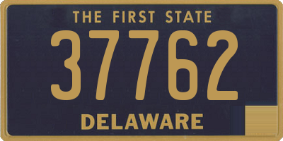 DE license plate 37762