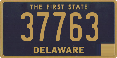 DE license plate 37763