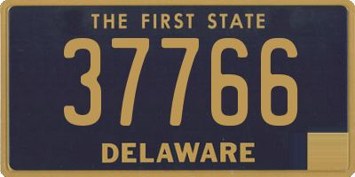 DE license plate 37766