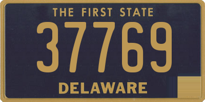 DE license plate 37769