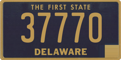 DE license plate 37770