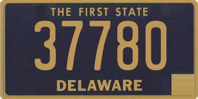 DE license plate 37780