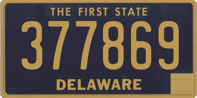 DE license plate 377869