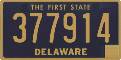 DE license plate 377914