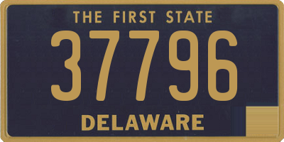 DE license plate 37796