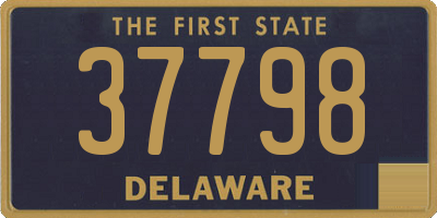 DE license plate 37798