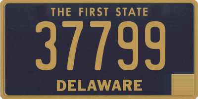 DE license plate 37799