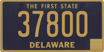 DE license plate 37800