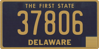 DE license plate 37806