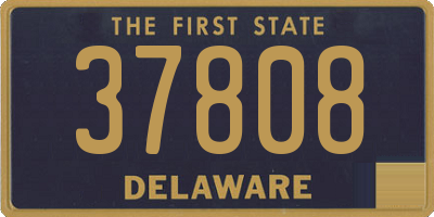 DE license plate 37808