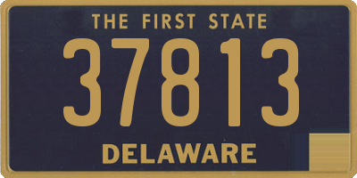 DE license plate 37813