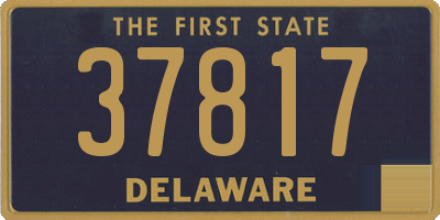 DE license plate 37817