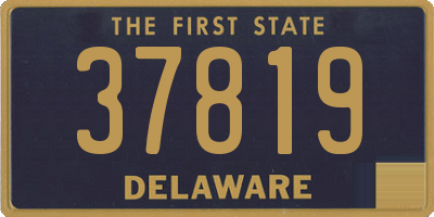 DE license plate 37819