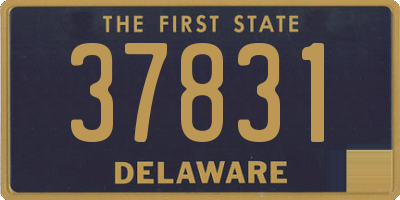 DE license plate 37831
