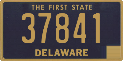 DE license plate 37841