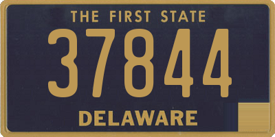 DE license plate 37844