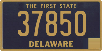 DE license plate 37850
