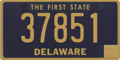 DE license plate 37851