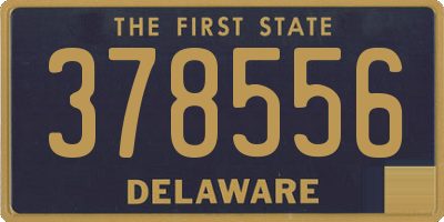 DE license plate 378556