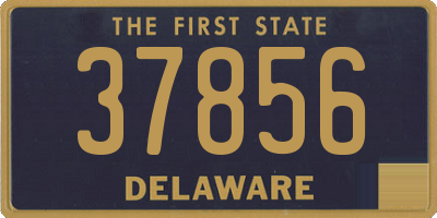 DE license plate 37856