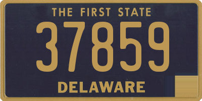 DE license plate 37859
