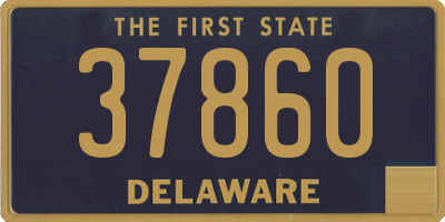 DE license plate 37860
