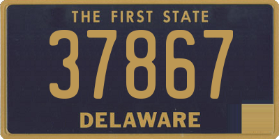 DE license plate 37867