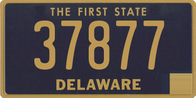 DE license plate 37877