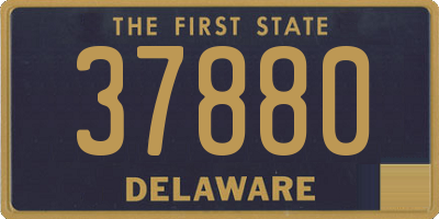 DE license plate 37880