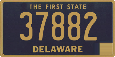 DE license plate 37882