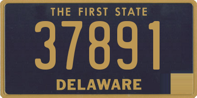 DE license plate 37891
