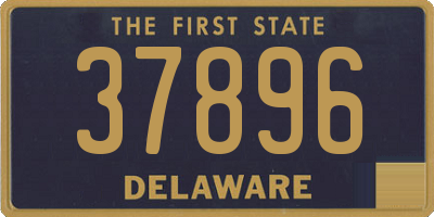 DE license plate 37896