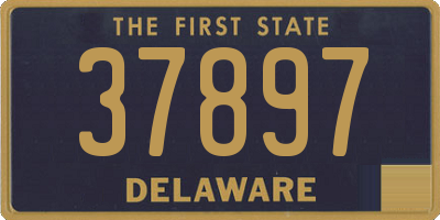 DE license plate 37897