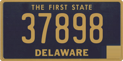 DE license plate 37898